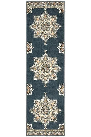 Fiona 5570X Blue/Beige Rug