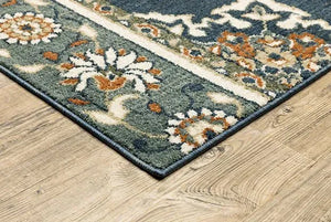 Fiona 5570X Blue/Beige Rug