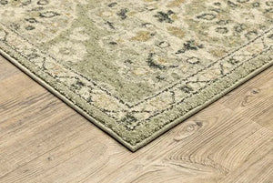 Florence 4334E Green/Ivory Rug