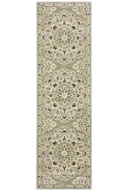 Florence 4334E Green/Ivory Rug