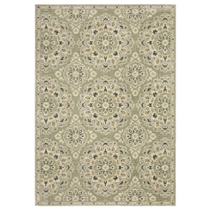 Florence 4334E Green/Ivory Rug