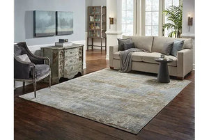 Formations 70001 Blue Brown Rug