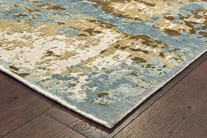 Formations 70001 Blue Brown Rug