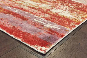 Formations 70004 Pink Red Rug