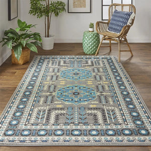 Foster 3754F Gray/Blue Rug