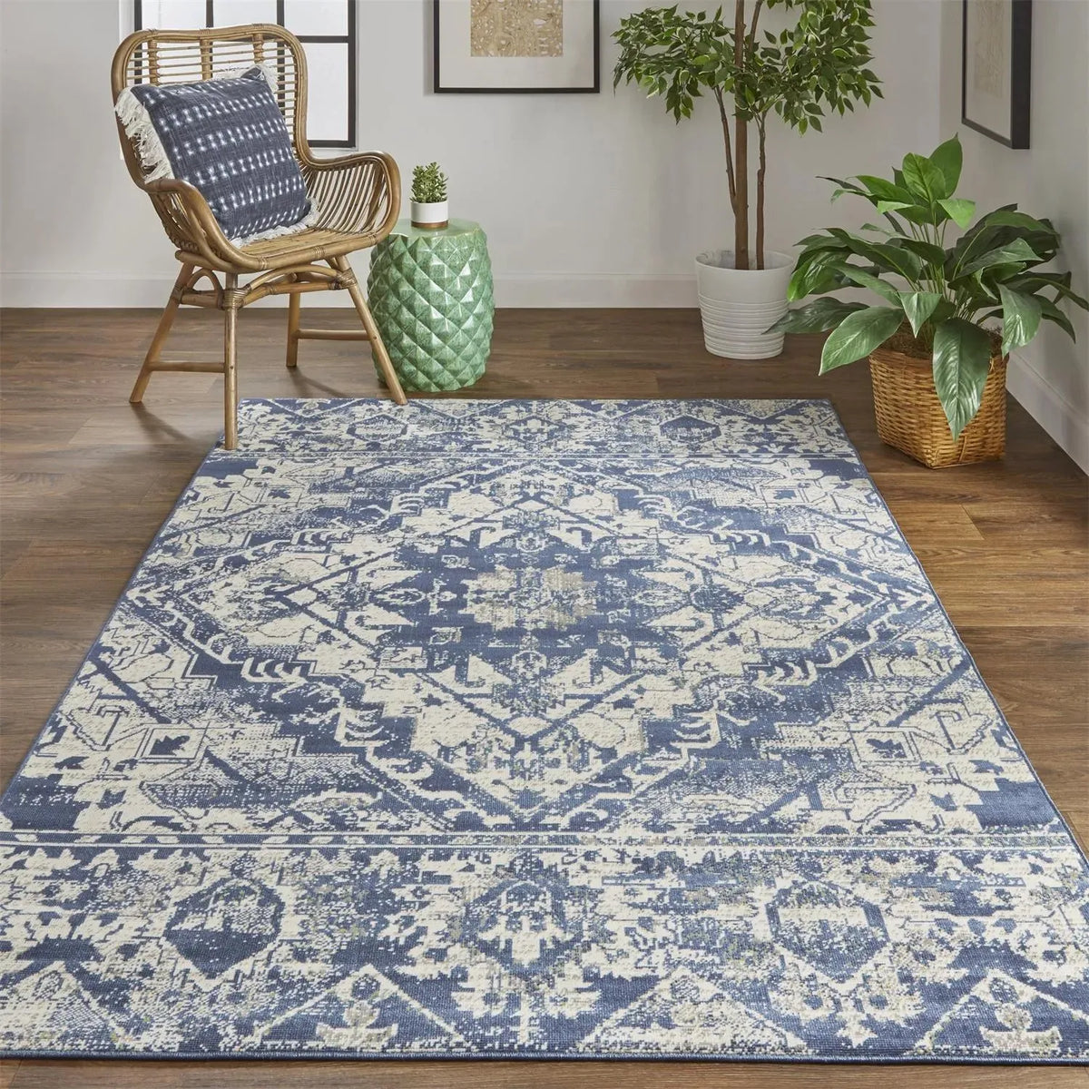 Foster 3760F Blue/Green Rug