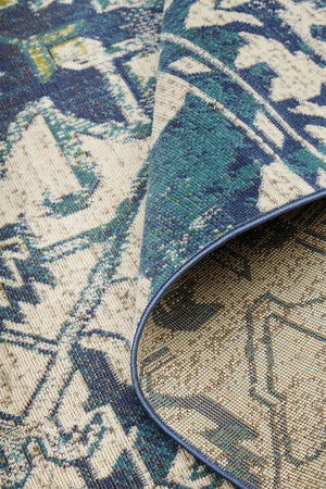 Foster 3760F Teal/Teal Rug
