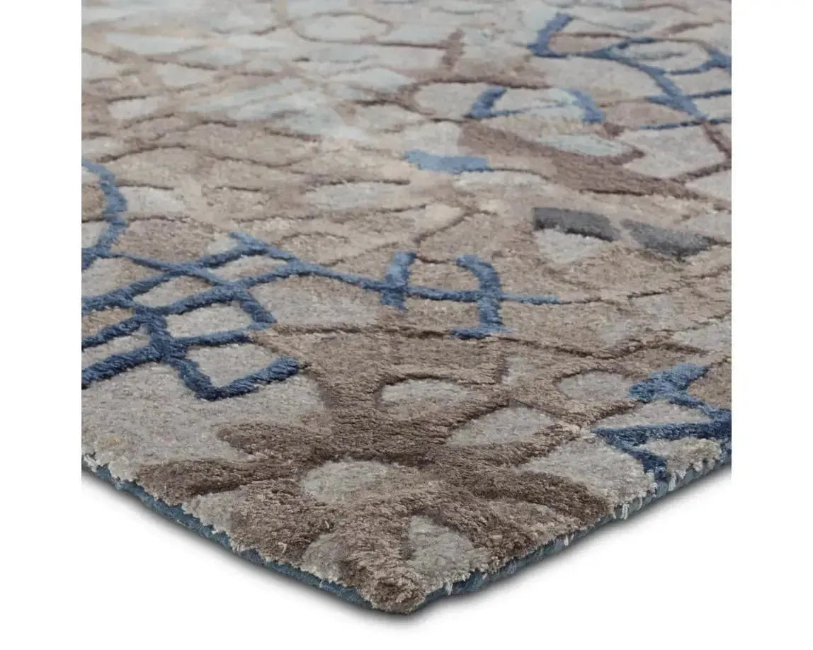 Fragment FRG11 Dark Blue/Light Grey Rug
