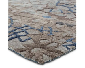 Fragment FRG11 Dark Blue/Light Grey Rug