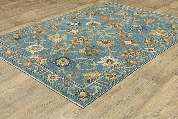Francesca FR01E Blue/Multi Rug