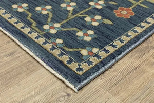 Francesca FR02L Blue Rug