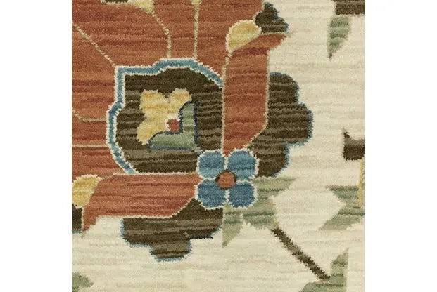 Francesca FR02M Ivory/Multi Rug