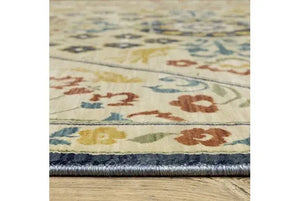 Francesca FR06B Ivory/Gold Rug