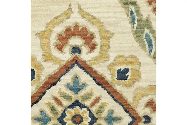 Francesca FR07A Ivory/Multi Rug