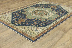 Francesca FR09F Blue/Beige Rug