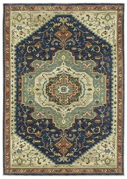 Francesca FR09F Blue/Beige Rug