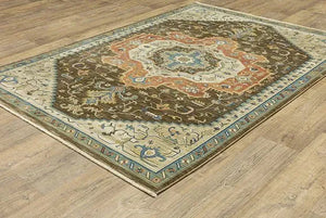 Francesca FR09M Brown Rug