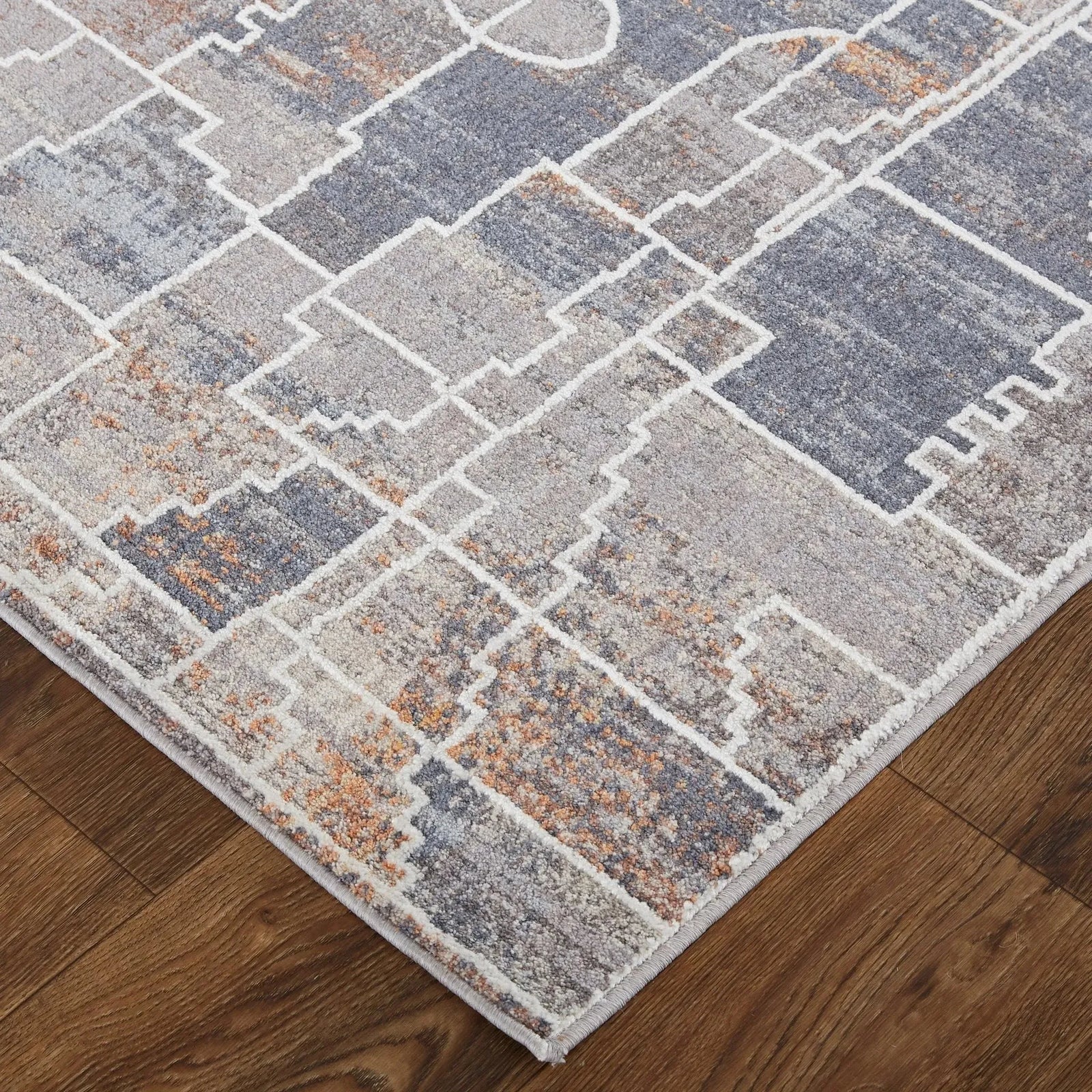 Francisco FRA39D4F Blue/Grey Rug