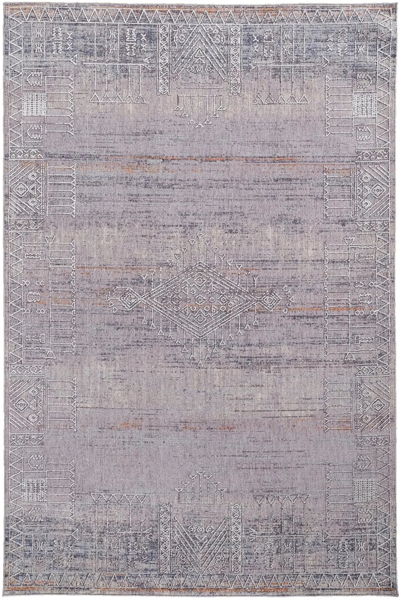Francisco FRA39E6F Grey/Ivory Rug