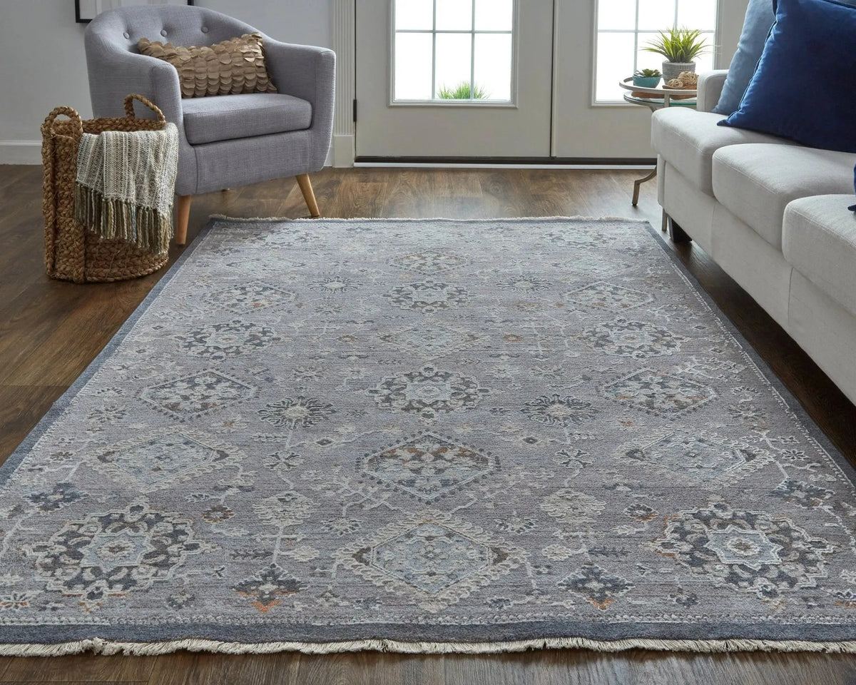 Francisco FRA39EAF Grey Rug