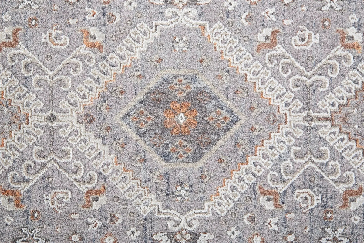 Francisco FRA39GBF Grey/Orange Rug