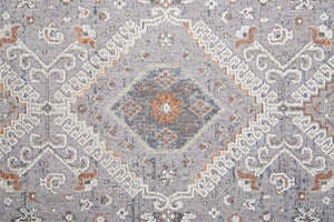Francisco FRA39GBF Grey/Orange Rug