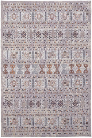 Francisco FRA39GCF Orange/Grey Rug
