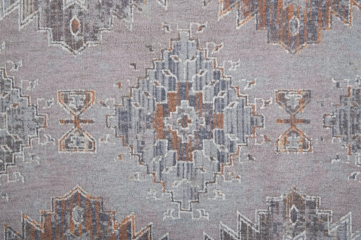 Francisco FRA39GEF Grey/Orange Rug