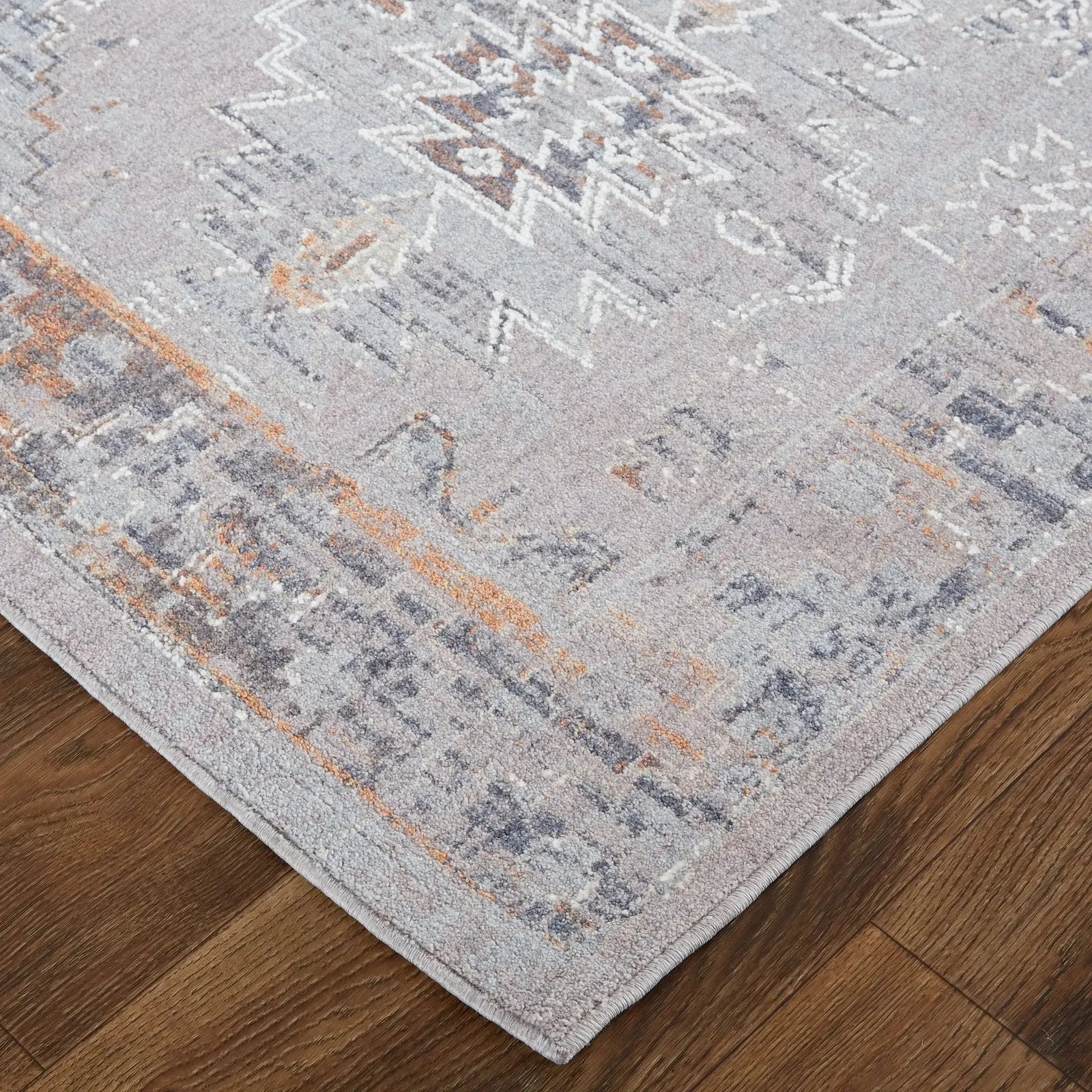 Francisco FRA39GEF Grey/Orange Rug