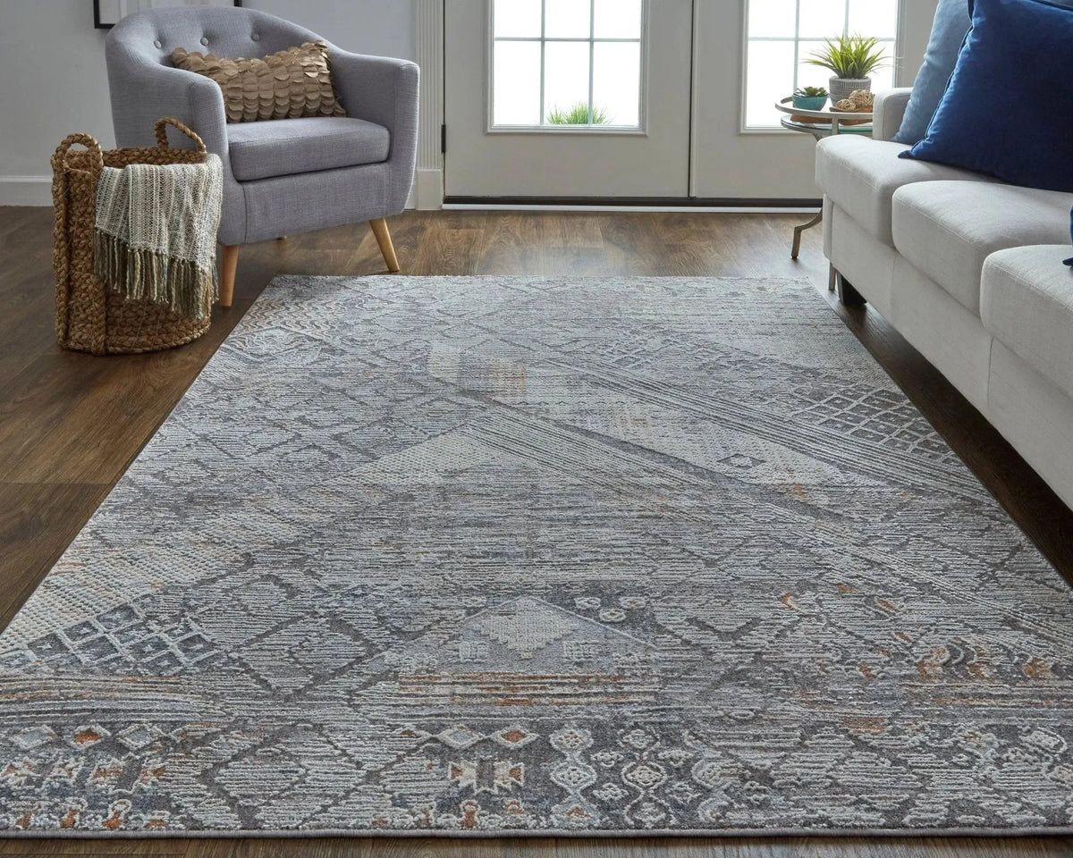 Francisco FRA39GGF Ivory/Grey Rug