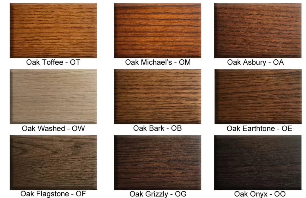 Franklin Oak Panel Bed