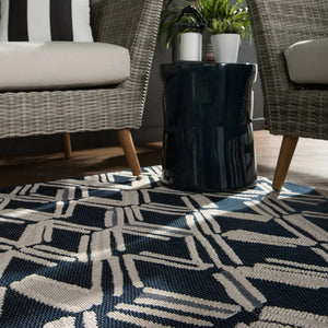 Fresno Fsn07 Caelum Navy/Cream Rug