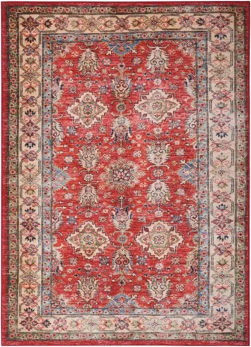 Fulton FUL01 Red Area Rug