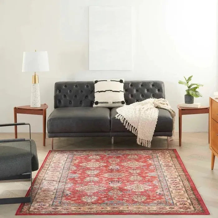 Fulton FUL01 Red Area Rug