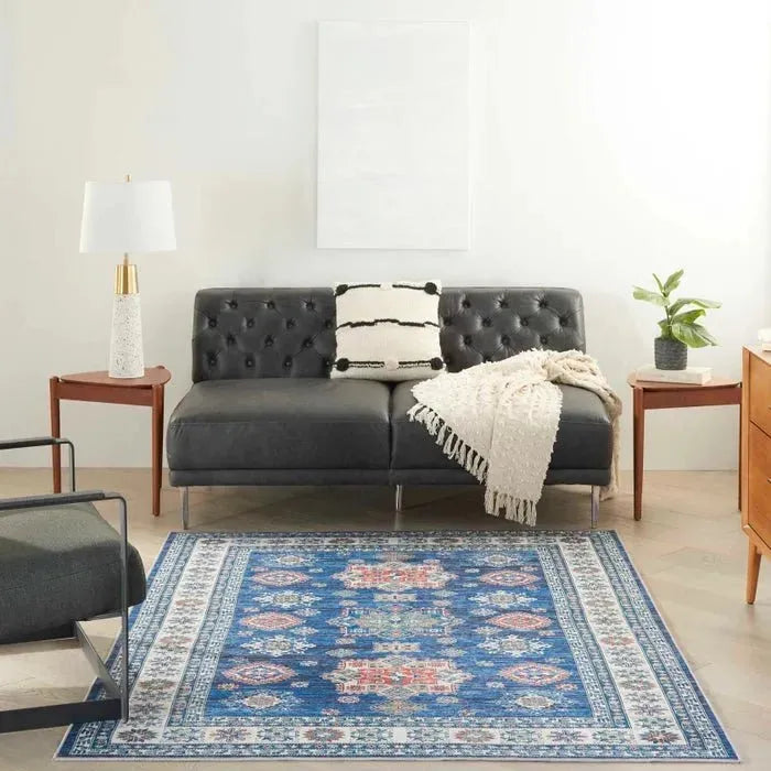 Fulton FUL02 Blue Area Rug
