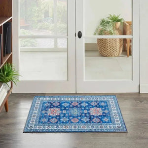 Fulton FUL02 Blue Area Rug