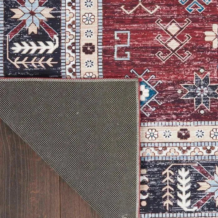 Fulton FUL03 Red Area Rug