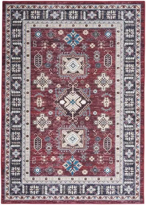 Fulton FUL03 Red Area Rug