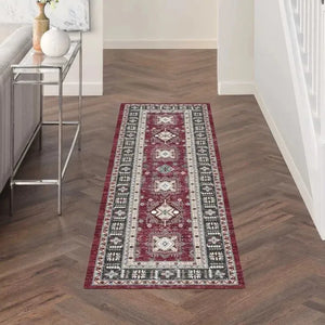Fulton FUL03 Red Area Rug