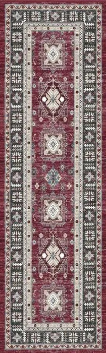 Fulton FUL03 Red Area Rug