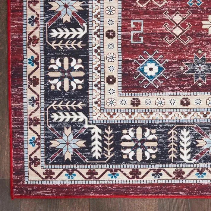 Fulton FUL03 Red Area Rug