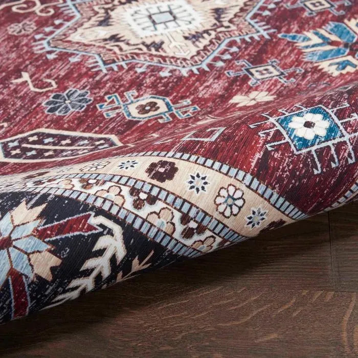 Fulton FUL03 Red Area Rug