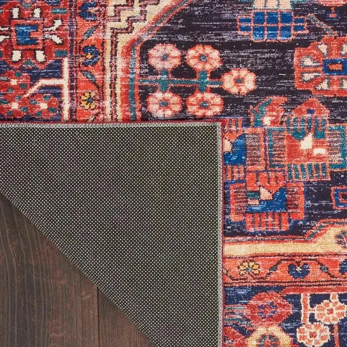 Fulton FUL04 Red Area Rug