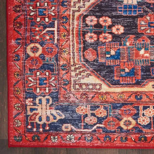 Fulton FUL04 Red Area Rug