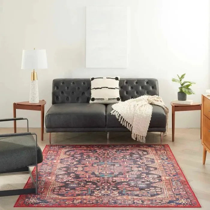 Fulton FUL04 Red Area Rug