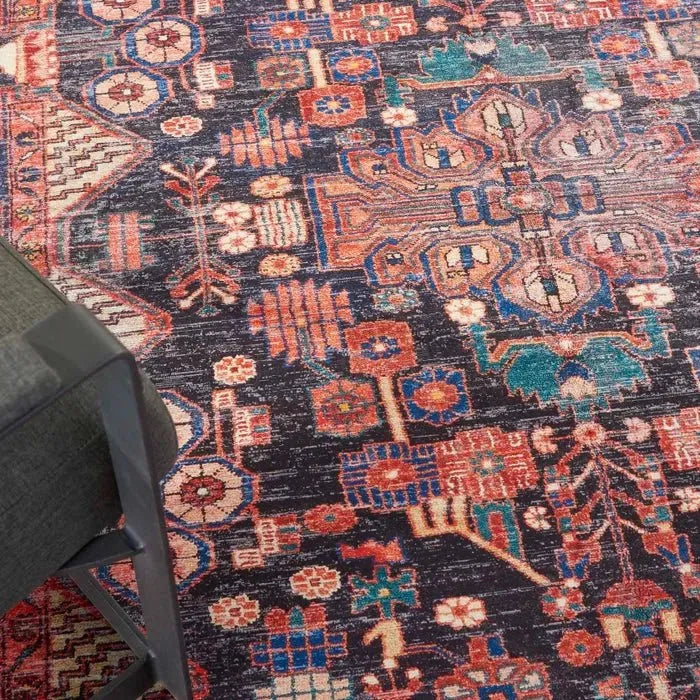 Fulton FUL04 Red Area Rug