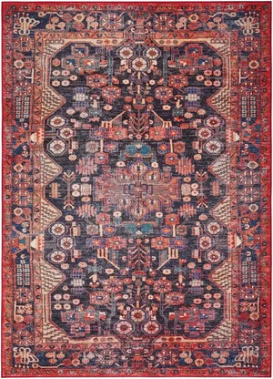 Fulton FUL04 Red Area Rug