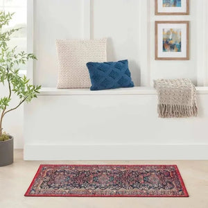 Fulton FUL04 Red Area Rug