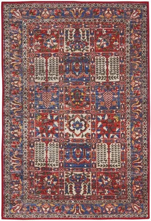 Fulton FUL05 Red Area Rug