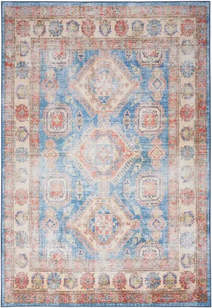 Fulton FUL08 Blue/Ivory Area Rug